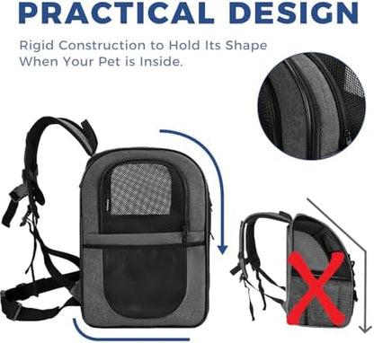 Apollo Walker Cat Carrier Backpack for Small Dogs and Cats Up to 18 lb