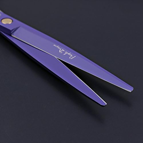 Purple Dragon 7.0 inch Professional Dog Grooming Hair Cutting Scissor