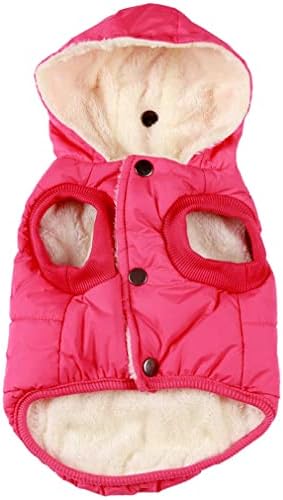 Vecomfy Warm Dog Coats with Hoodie,Winter Dog Jackets for Small Dogs
