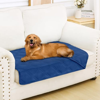 Smiry Waterproof Dog Bed Cover, Reversible Pet Blanket for Sofa Couch