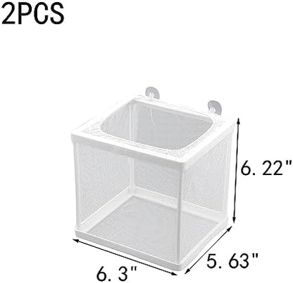 MY MIRONEY 6.3" x 5.63" x 6.22" Fish Incubator Mesh Box Pack of 2