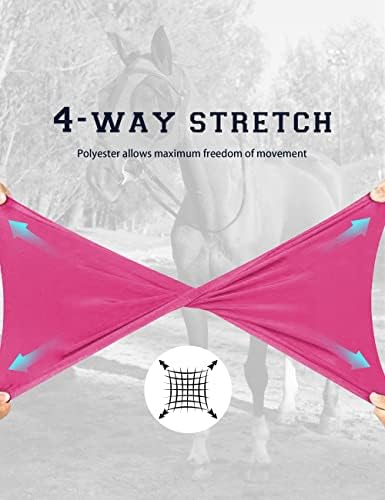 Horse Fly Mask with Ears, Fly Mask for Horses, Breathable Mesh