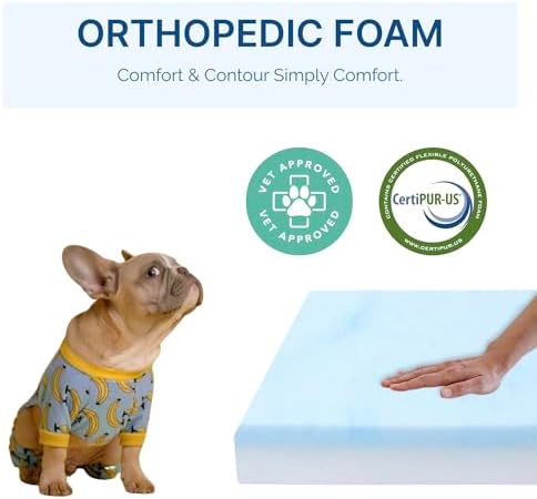 Pet Bed Foam Insert/Dog Bed Pad (3"x27"x41")