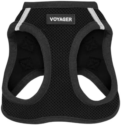 Voyager Step-in Air Dog Vest Harness - Black, X-Large