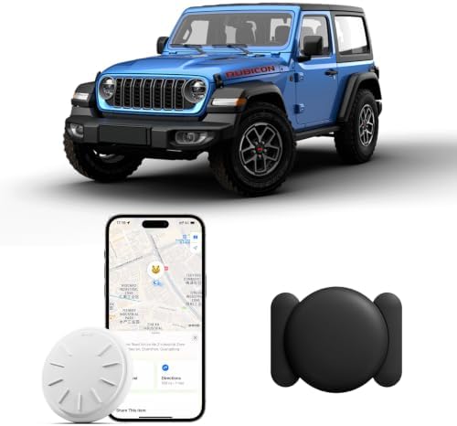 GPS Tracker for Vehicles, Real Time MINI Tracker Device for Vehicles, Magnetic Car Tracker Work with Find My (iOS Only), No Monthly Fee, Waterproof Vehicle Tracker