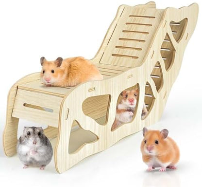 Hamster Tunnel Hideout Climbing Ladder for Burying in Hamster Bedding or Connecting with Hamsters Nut Stuff Hamsters Cage Accessories