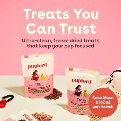 Pupford Freeze Dried Training Treats for Dogs & Puppies (Salmon, 2 oz)