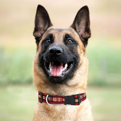 Pets First NFL San Francisco 49ers Licensed PET COLLAR, Extra Large - Heavy-Duty, Strong, and Durable Dog Collar. Available in 31 Football Teams and 4 Sizes