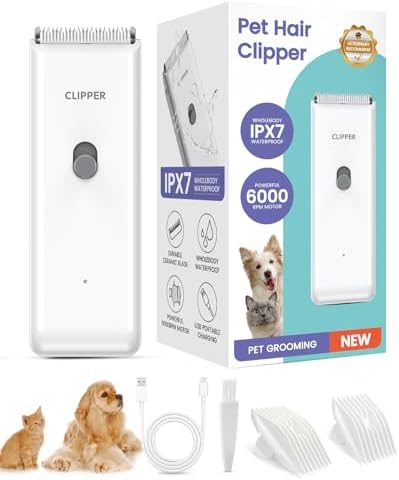 Pet Clippers for Dog Hair Grooming Low Noise Cat Shaver