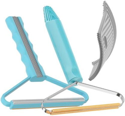 Pet Hair Remover, Dog Cat Carpet Rake, Lint Remover Shaver for Sofas 3-Pack