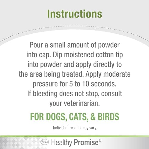 Four Paws Healthy Promise Pet Blood Stopper Powder 0.5 Oz. (Pack of 3)