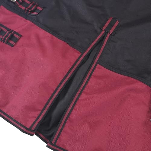 LEAFOREST 1200D Horse Turnout Blanket Waterproof 200g Fill Winter Cold Wet