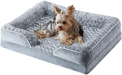 WNPETHOME Orthopedic Washable Dog Bed Large for Senior Dog Cozy Sleep