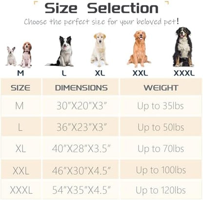 Dog Beds for Extra Large Dogs Breeds,Sofa Dog Bed with Pillow for Crate Kennel, Super Soft Pet Bed for Support Bolster, Comfortable Pet Couch Bed & Non-Slip Bottom