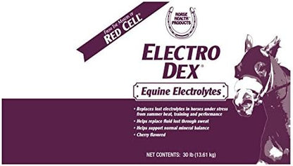 Horse Health Electro Dex Cherry-Flavored Equine Electrolytes 30 Pounds