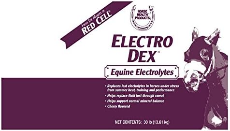 Horse Health Electro Dex Cherry-Flavored Equine Electrolytes 30 Pounds