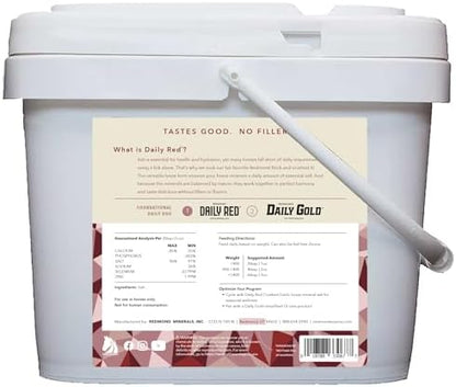 REDMOND Rock Crushed Loose Mineral Salt Electrolyte Supplement for Horses (25 LBS)