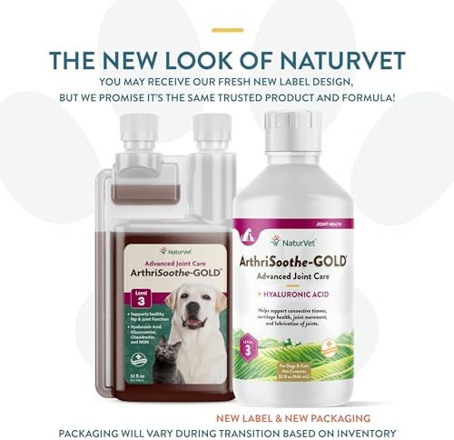NaturVet Advanced Joint Care Liquid Supplement, Dogs & Cats, 32 fl oz