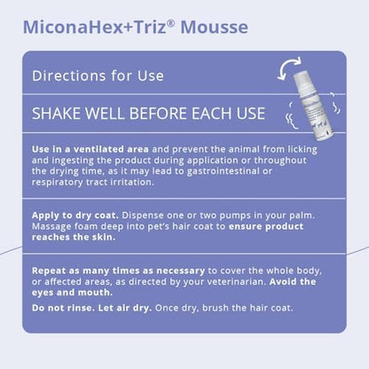 MiconaHex+Triz Mousse, 7.1 oz