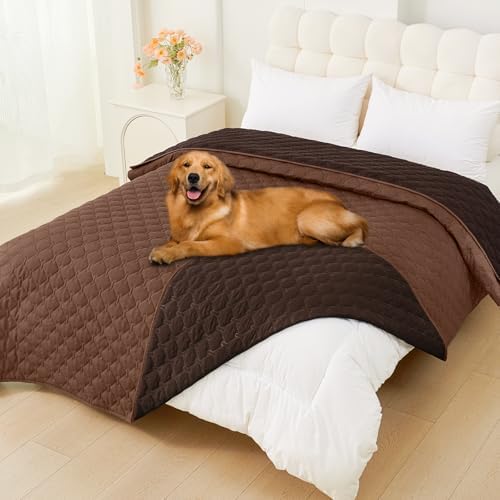 Smiry Waterproof Dog Bed Cover Blanket, Reversible Pet Blanket