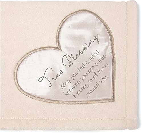 Pavilion Gift Company Blessing Blanket, Cream, Cotton, 50"x60"