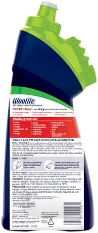 Bissell InstaClean Oxy Pet Spot and Stain Remover with Brush Head, 4 pack, 17409