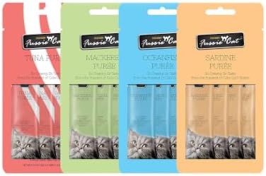 Fussie Cat Seafood Bundle: Tuna, Mackerel, Ocean Fish, Sardine