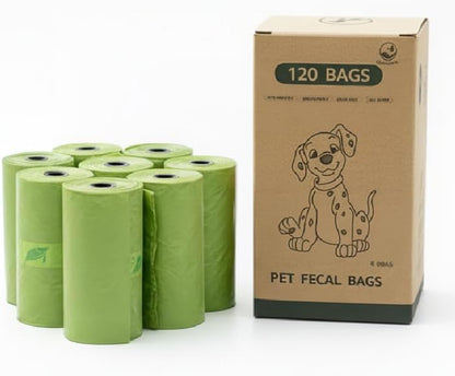 Dog Poop Bags Biodegradable, Leak-Proof, Extra Thick, 120 Count