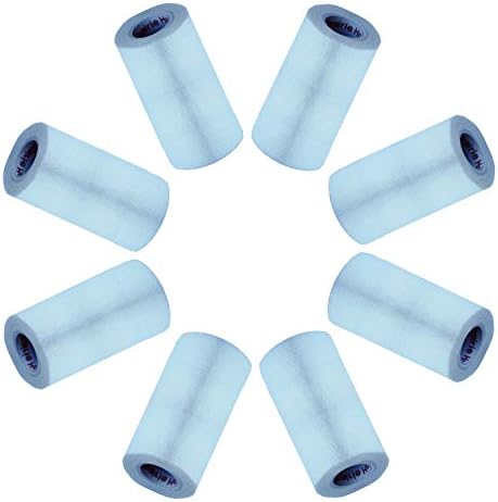 6 Pack Premium Vet Wrap - Self Adhesive Bandage Wrap & Athletic Tape - 4" x 5 Yards Elastic & Self-Sticking Cohesive Bandage for Pets, Sports, Wrists & Ankles - White by Prairie Horse Supply