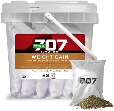 Formula 707 Weight Gain Crumble Fresh Packs for Horses, 28-Day Supply