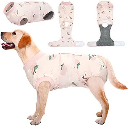 Kuoser Recovery Suit for Dogs Cats, Soft Dog Surgery Suit Female Male Spay