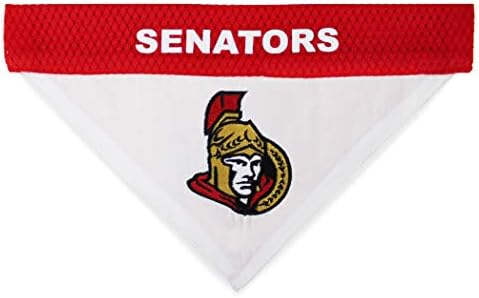 NHL Ottowa Senators Bandana for Dogs & Cats, Small/Medium. - Cute & Stylish Bandana! The Perfect Hockey Fan Scarf Bandana, Great for Birthdays or Any Party!