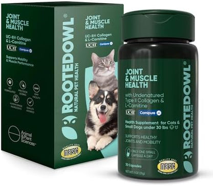 Joint & Muscle Supplement for Cats & Small Dogs - 30 Caps
