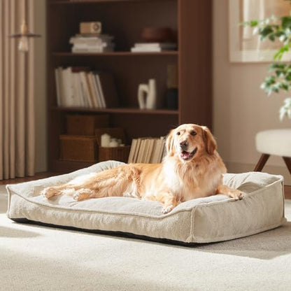 FURTIME XL Orthopedic Dog Bed Large Sized Dog, Extra Washable Dog Couch 42"