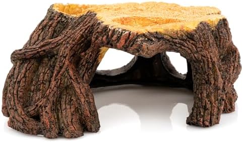 Reptile Hide Cave, Naturalistic Terrarium Décor, Safe Hideout for Ball Pythons, Bearded Dragons, Leopard Geckos
