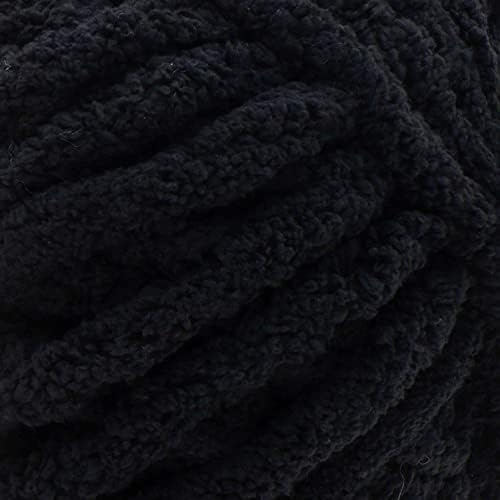 Bernat Blanket Extra Thick Chunky Yarn for Crocheting, Coal