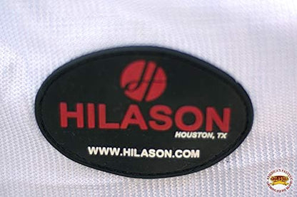 HILASON Horse Fly Sheet UV Protect Mesh 75 in White Turquoise