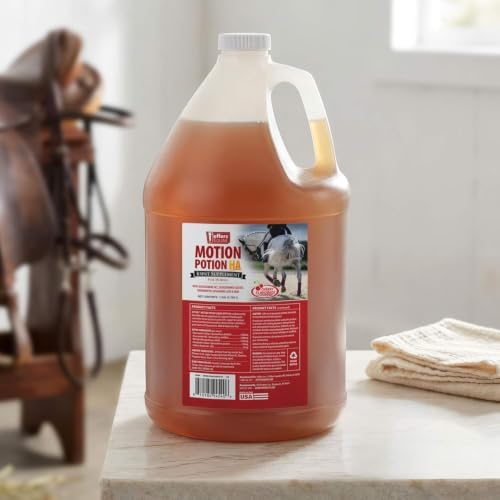 Jeffers Motion Potion Joint Supplement Liquid with HA for Horses | 1 Gallon