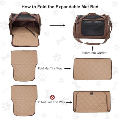 EliteField Deluxe Soft Pet Carrier for Cats and Dogs (3-Year Warranty)