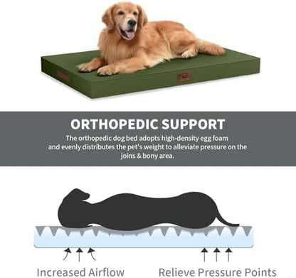 Jumbo Waterproof Orthopedic Dog Bed for Extra Large Dogs