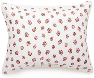 Amazon Basics Lightweight Microfiber Comforter Set, 3-Piece, Full/Queen, Off White Floral