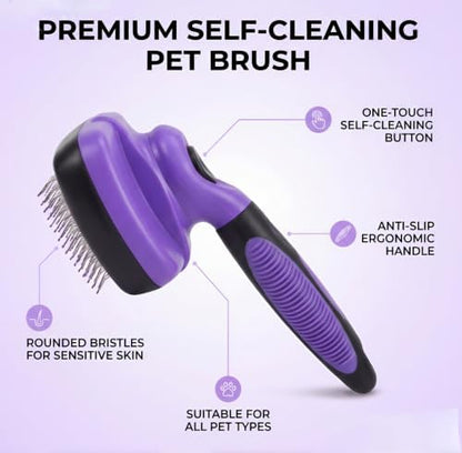 Cat Grooming Kit,Kitten Puppy Pet Dog Grooming Kit,Dog Slicker Brush,9PCS
