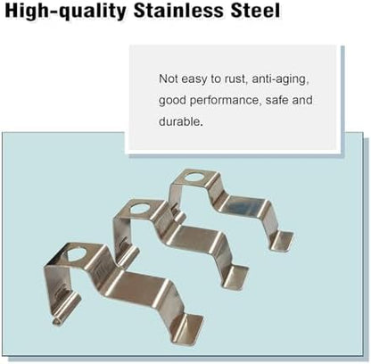 Water Nipples Clip for Rabbit Rat Hamster Ferrets Other Rodent Small Animals (20Pcs,Stainless Steel)