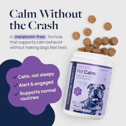 Veterinary Formula Smart Vitality Pet Calm Soft Chews for Dogs, 60 Count