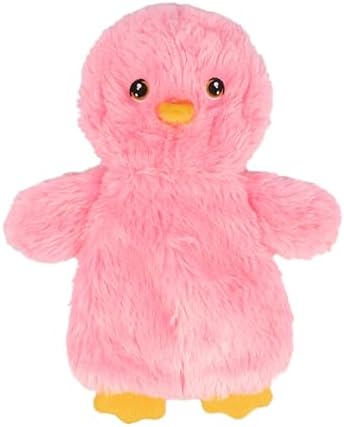 Best Pet Supplies Interactive Squeaky Dog Toy - Baby Chicken, Pink