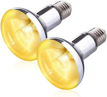 2 Pack 100W UVB UVA Reptile Light,Reptile Heat Lamp Basking Bulb for Bearded Dragon,UVB Bulb Basking Light for Reptiles…
