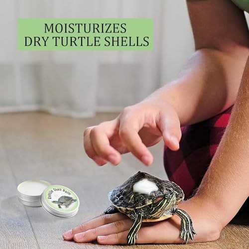 Reptile Shell Balm 2 oz Turtle Shell Care Conditioner Skin Moisturizer Cream for Tortoise Habitat Accessories, Lizard, Reptiles in Dry Environment Prevent Skin Dryness on Basking Platform, Tank, Rock