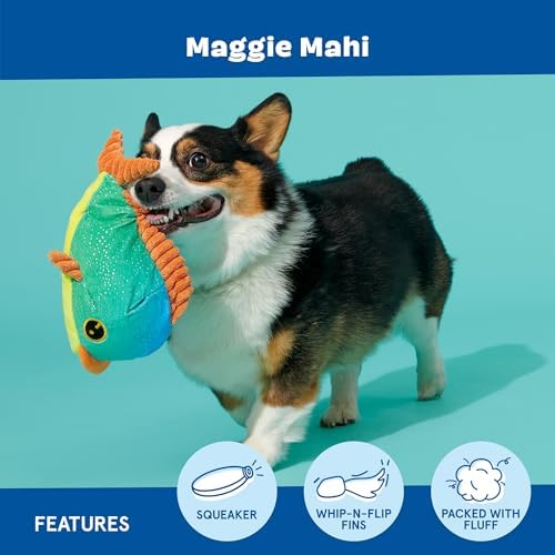 BarkBox Maggie Mahi Dog Toy - Toy for Small to Medium Dogs