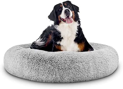 The Dog’s Bed Calming Donut Dog Bed, Machine Washable Removable Zip Cover