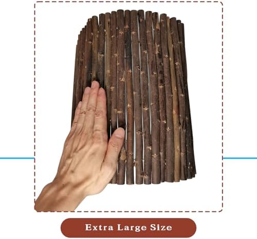 Guinea Pig Hideout Rabbit Hide Rat Cage Accessories Extra Large Wooden Tunnel Hut Hideaway for Pig Hideout Tortoise Hedgehog Ferret and Chinchilla